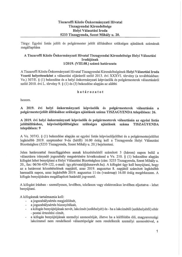 Határozat