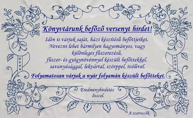 Befőző verseny 2017