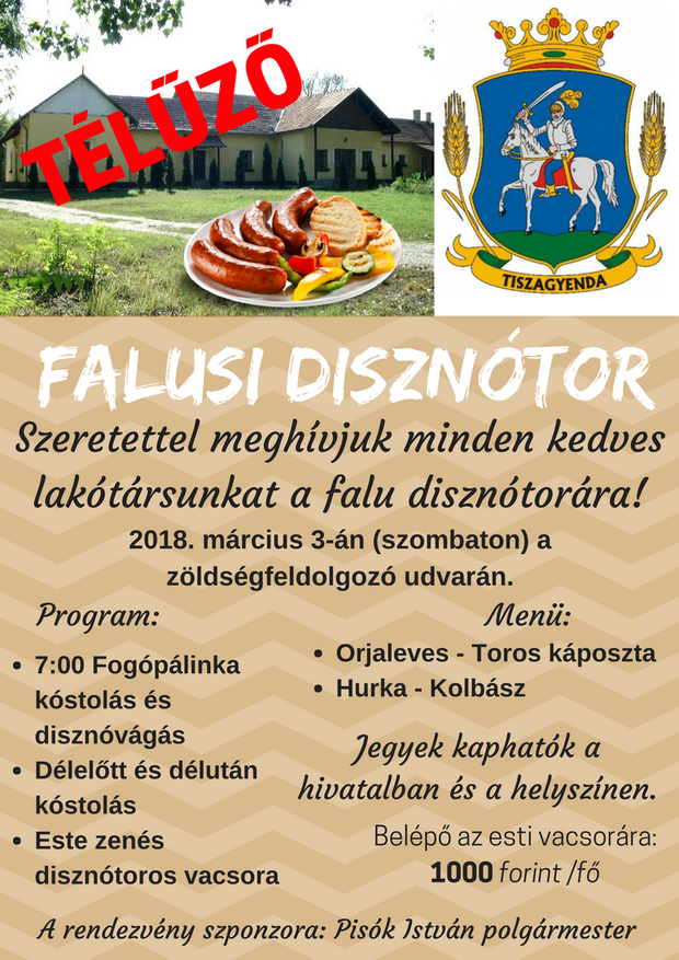 Télűző falusi disznótor