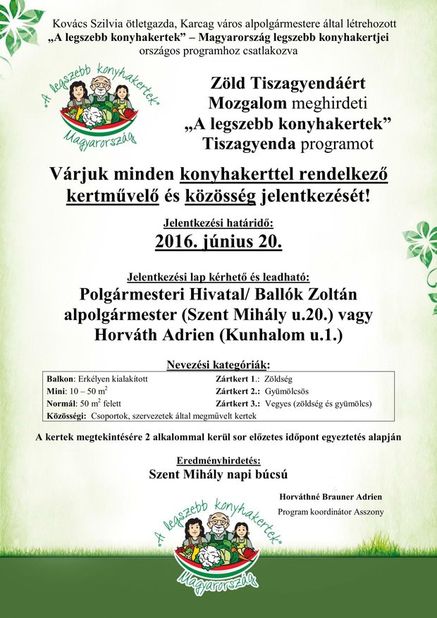Kertprogram 2016 plakát