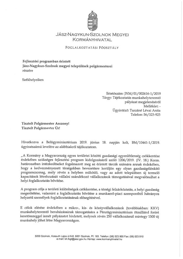 Tájékoztatás