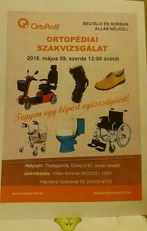 Ortopédiai szakvizsgálat