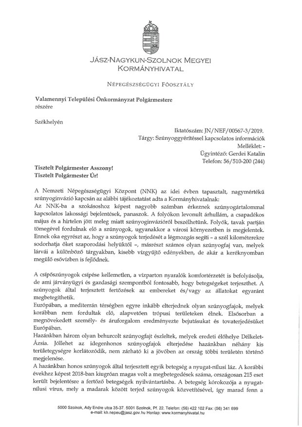 Tájékoztatás