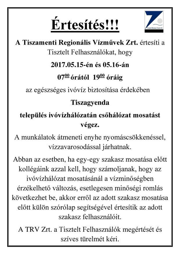 Csőhálózat tisztítasa